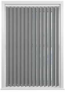 Treviso (Blackout), Slate Grey - Vertical Blind